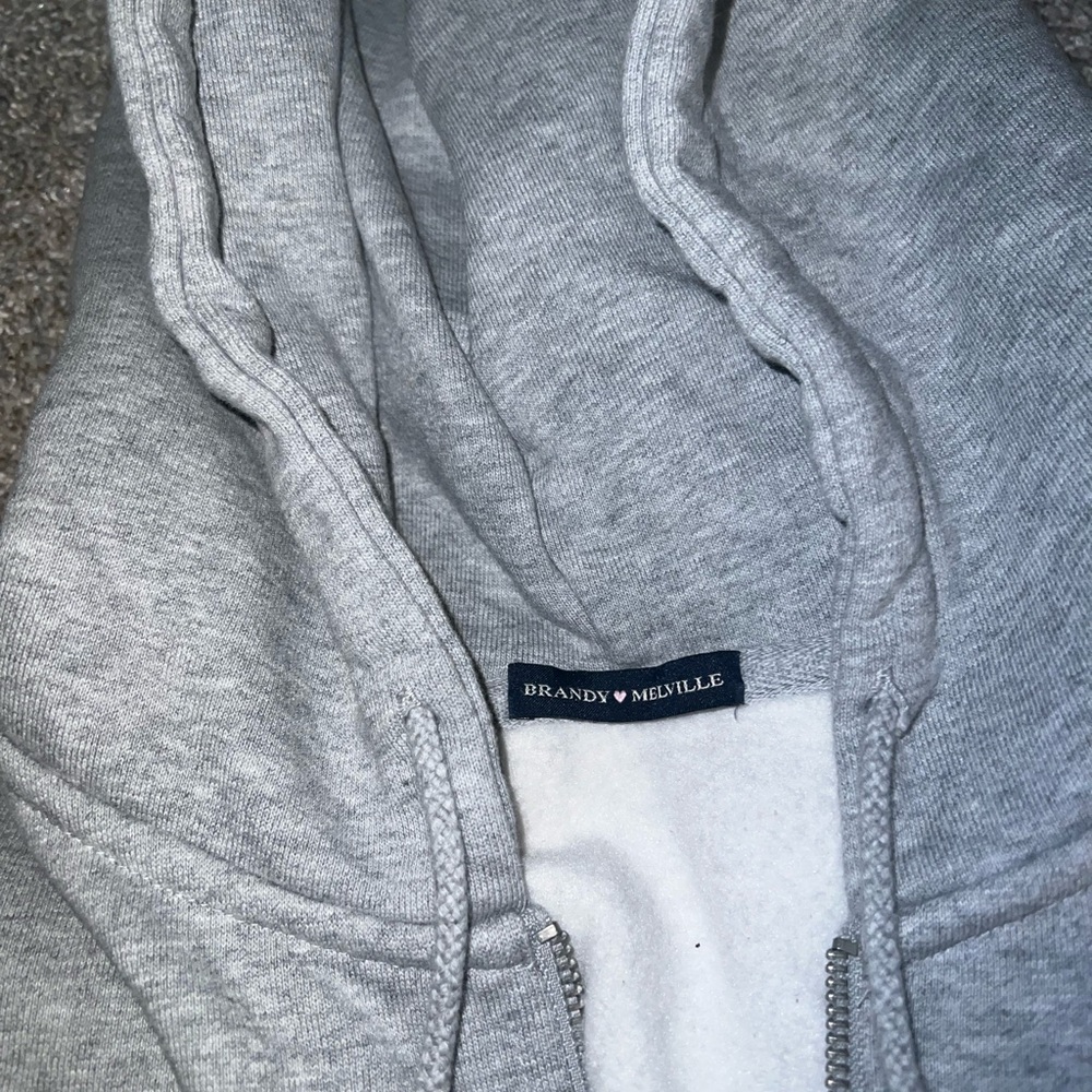 Brandy Melville Christy zip hoodie